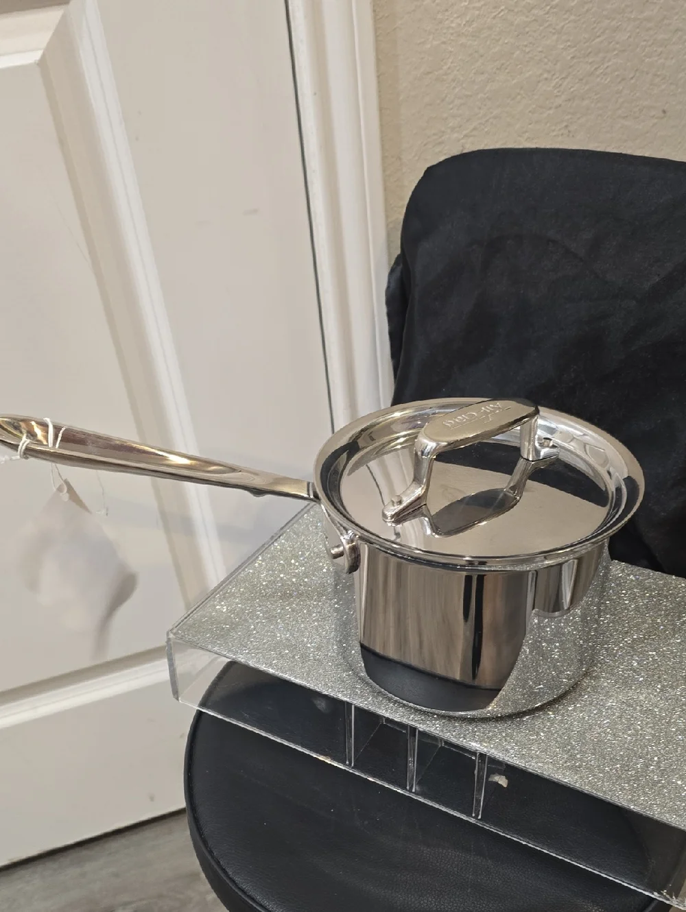 All-Clad D3 Stainless Steel 2QT Saucepan w/Lid
